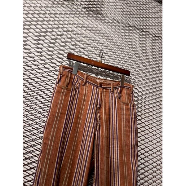 画像2: KAPITAL - Striped Flare Pants (2)