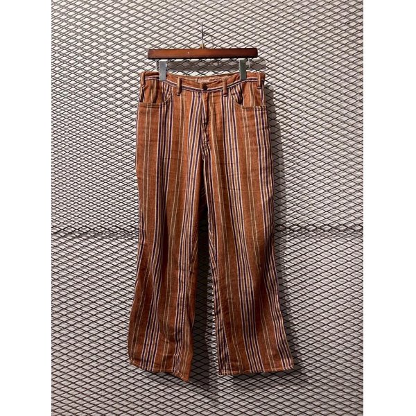 画像1: KAPITAL - Striped Flare Pants (1)