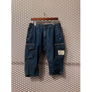 画像: NEIGHBORHOOD - Cropped Denim Cargo Pants