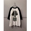 画像1: STUSSY - 90's Skull Raglan Tee (1)
