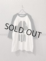 画像: STUSSY - 90's Skull Raglan Tee