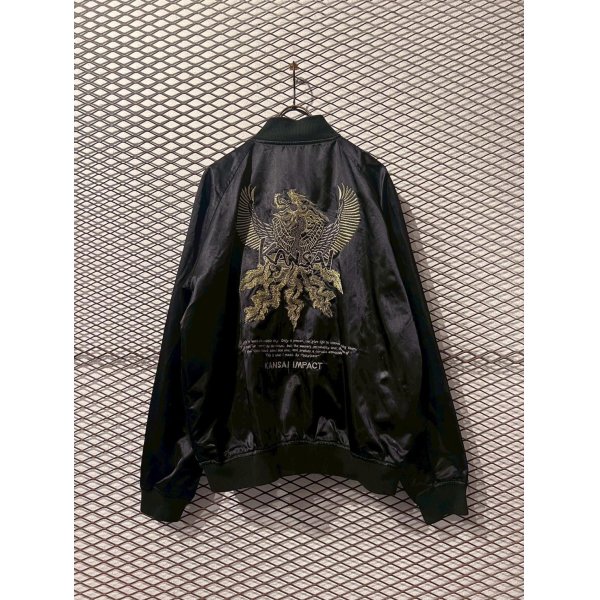 画像1: KANSAI IMPACT - 90's Phoenix Souvenir Jacket (1)