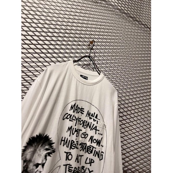 画像2: STUSSY - 00's Clazy Hair L/S Tee (2)