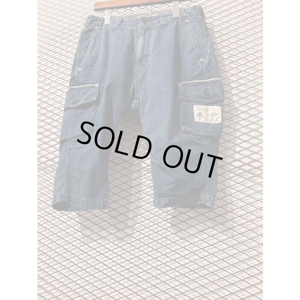 画像3: NEIGHBORHOOD - Cropped Denim Cargo Pants (3)