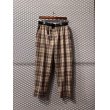 画像1: kolor - Checked Easy Pants (1)