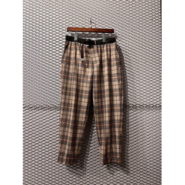 画像1: kolor - Checked Easy Pants (1)