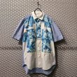 画像1: GANRYU - S/S Camouflage Switching Shirt (1)