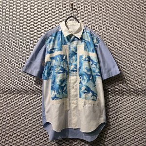 画像: GANRYU - S/S Camouflage Switching Shirt