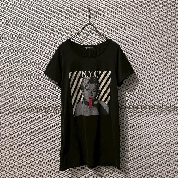 画像1: HYSTERIC GLAMOUR - Glitter Girl Tee (1)