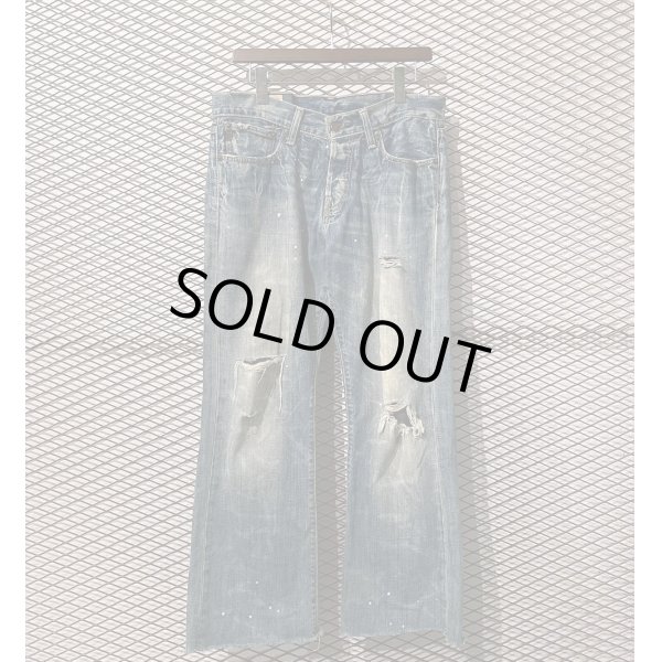 画像1: Abercrombie & Fitch - Damaged Denim Pants (1)