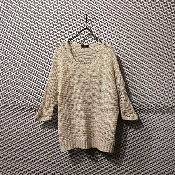 画像1: goa - Linen Blend Knit Tops (1)