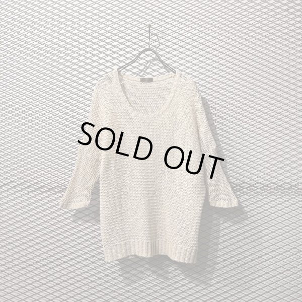 画像1: goa - Linen Blend Knit Tops (1)