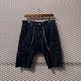 画像: LAD MUSICIAN - Zip Design Denim Shorts