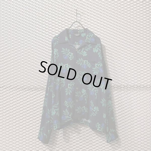 画像1: UNUSED - Rose Open Collar L/S Shirt (1)