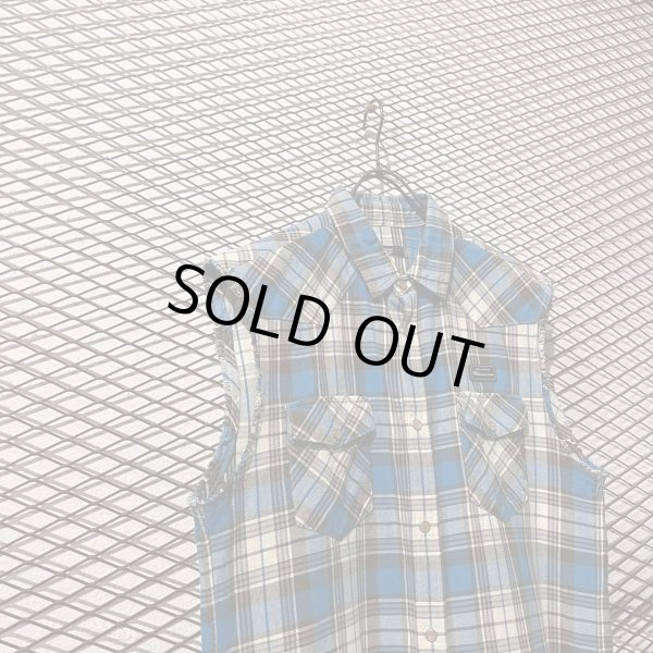 画像2: UNDERCOVER - 09S/S Check Nosleeve Shirt (2)
