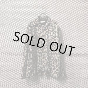 画像: NEON SIGN - Fire Heart Leopard Open Collar Shirt