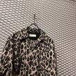 画像2: NEON SIGN - Fire Heart Leopard Open Collar Shirt (2)