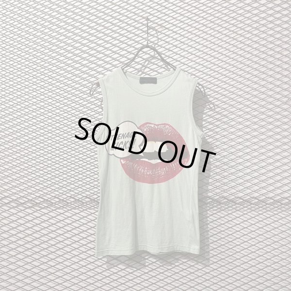 画像1: HYSTERIC GLAMOUR - Lip Nosleeve Tee (1)