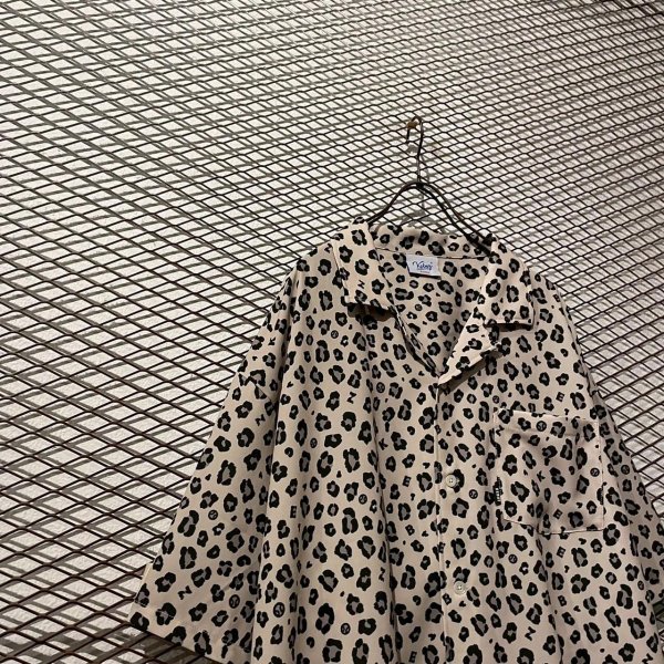 画像2: keboz - Leopard Open Collar S/S Shirt (2)