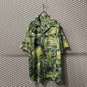 画像: JUN MEN - 90's Art Pattern Open Collar S/S Shirt