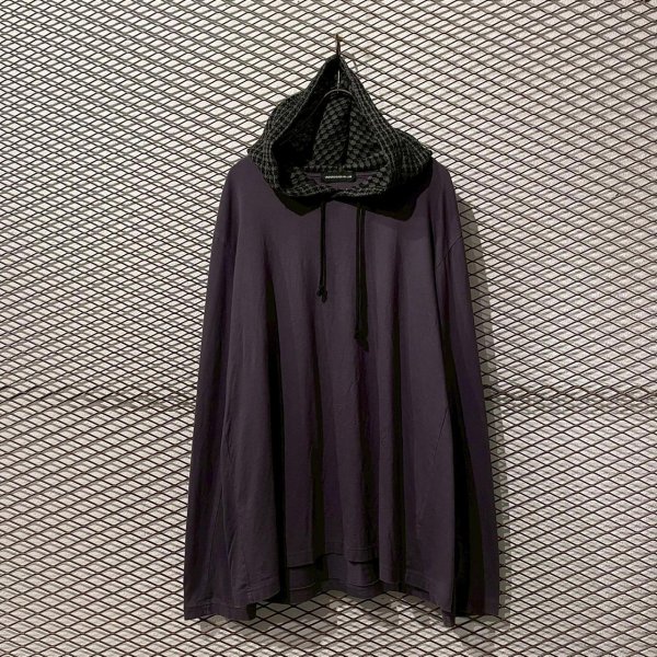 画像1: UNDERCOVER - Hooded Switching L/S Tee (1)