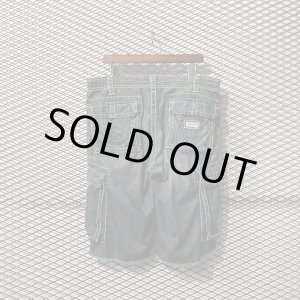 画像: TRUE RELIGION - Thick Stitch Wide Denim Shorts