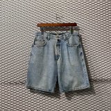 画像: MARITHE + FRANCOIS GIRBAUD - Wide Denim Shorts (Wash)
