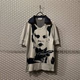 画像: Vivienne Westwood MAN - 90's Graphic Knit Polo Shirt (Leica)