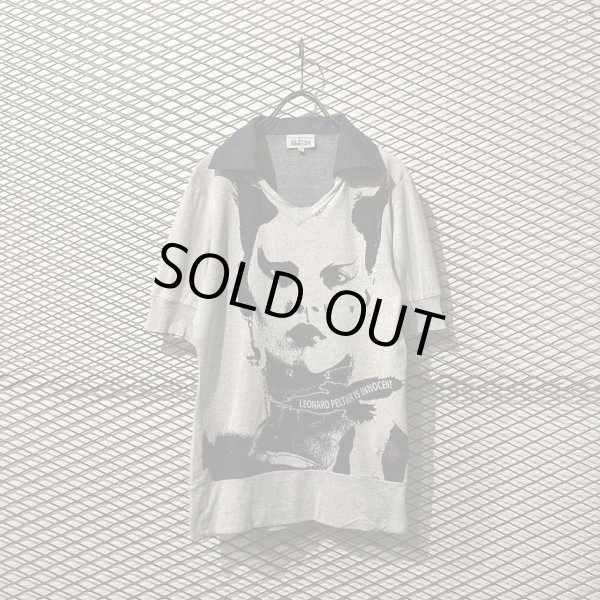 画像1: Vivienne Westwood MAN - 90's Graphic Knit Polo Shirt (Leica) (1)