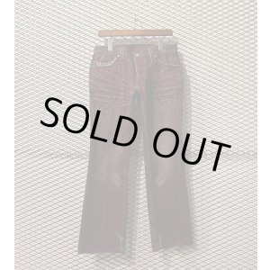 画像: Used - Snake Switching Flare Denim Pants