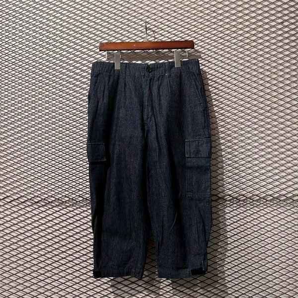 画像1: GOODENOUGH - 00's Denim Cargo Pants (1)