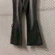 画像3: Used - Lace-up Flared Denim Pants (3)