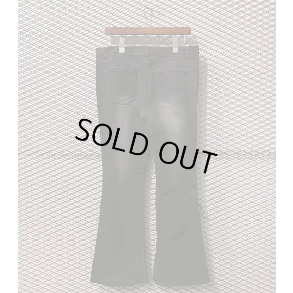 画像5: Used - Lace-up Flared Denim Pants (5)