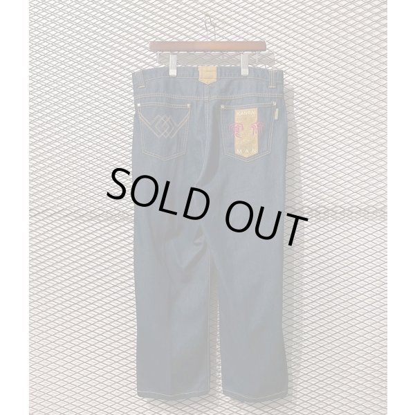 画像1: KANSAI MAN - 90's Embroidery Denim Pants (1)