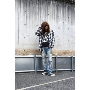 画像: REDPEPPER - Patch&Damage Repair Denim Pants