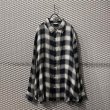 画像6: unknown - Frayed Ombre Check L/S Shirt (6)