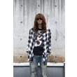 画像1: unknown - Frayed Ombre Check L/S Shirt (1)