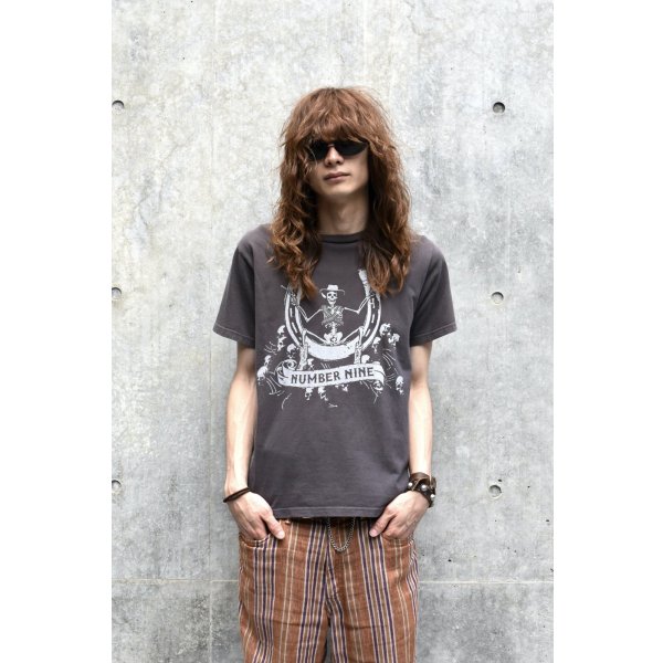 画像2: NUMBER (N)INE - "about a boy" Skull Tee (2)