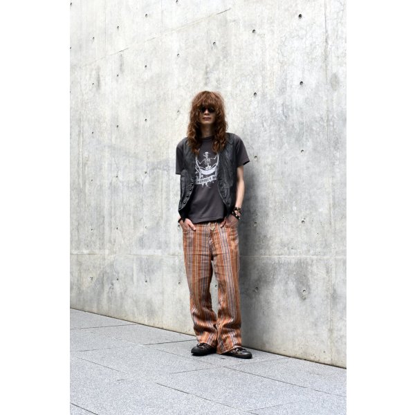 画像1: KAPITAL - Striped Flare Pants (1)