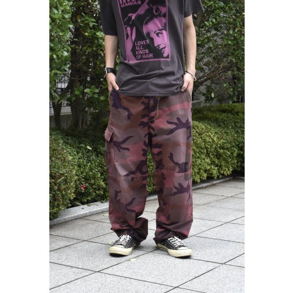 画像1: Rich hippie - Embroidery Camouflage Cargo Pants (1)
