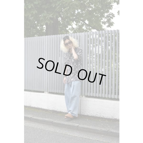 画像1: NEON SIGN - 1-Tuck Easy Wide Denim Pants (1)