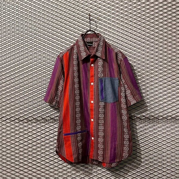 画像1: WILD THINGS - Crazy Pattern S/S Shirt (1)