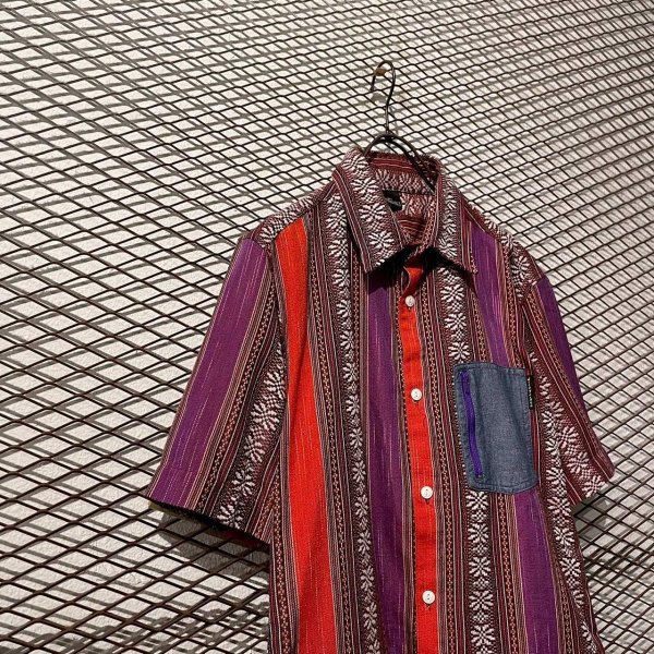 画像2: WILD THINGS - Crazy Pattern S/S Shirt (2)