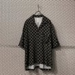 画像1: Name. - Checkered Open Collar Shirt (1)
