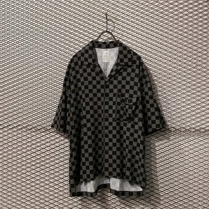 画像: Name. - Checkered Open Collar Shirt