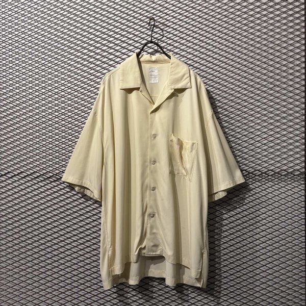 画像1: Name. - Open Collar Rayon Shirt (1)