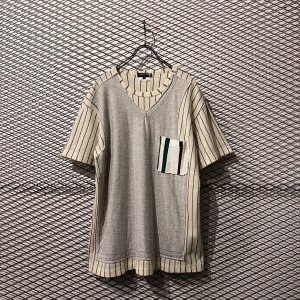 画像: COMME des GARCONS HOMME PLUS - Docking Design Knit Tops (AD2009)