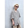 画像2: keboz - Leopard Open Collar S/S Shirt (2)