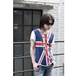 画像7: lucian pellat-finet - Skull x Union Jack Tee (7)