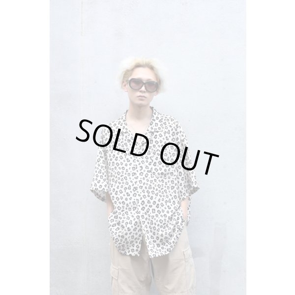 画像1: keboz - Leopard Open Collar S/S Shirt (1)
